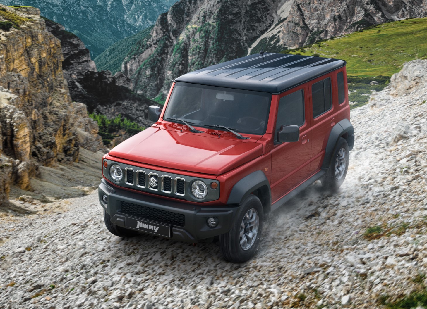 Suzuki Jimny Sierra на вулканическом плато Камчатки
